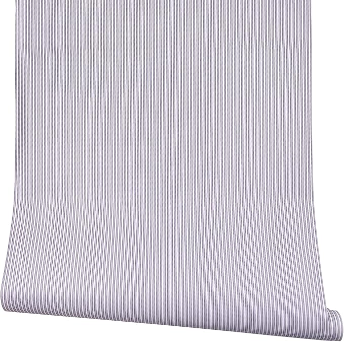 Yifely Blue White Stripes Shelf Liner Drawer Units Decor Sticker Self-Adhesive Furnitures Decor Paper 17.7 Inch by 9.8 Feet - Image 14