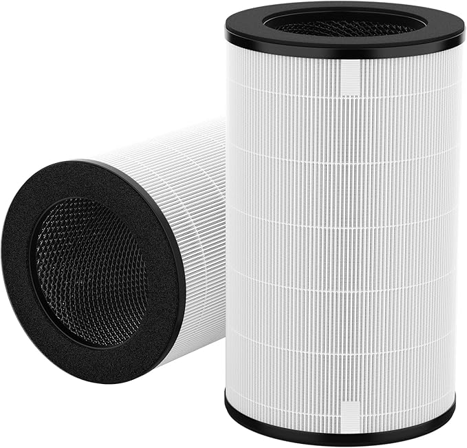 AP-PET35 AP-T30 Replacement Filter Compatible with HoMedics TotalClean Air Purifier Models 5-in-1 AP-T30FL AP-T30WT AP-PET35FL AP-PET35-WT, 360° Filtration 5 Layers 3 in 1 HEPA Filter - Image 8