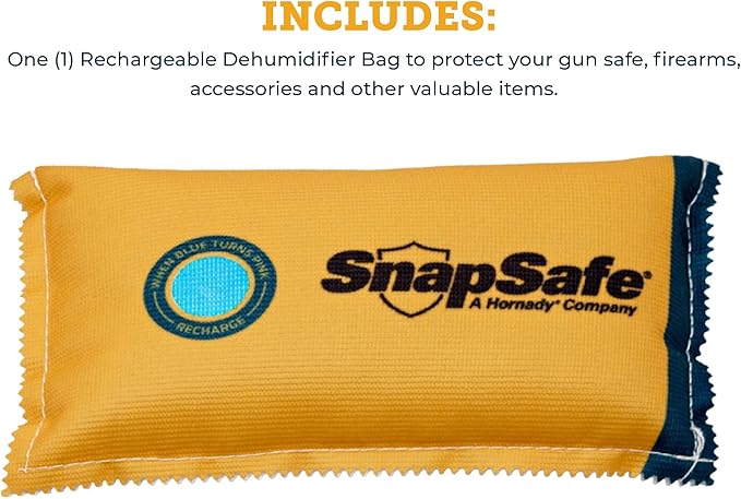 SnapSafe Reusable Dehumidifier Bag 450G, 75908 - Portable, Easy to Use Moisture Absorbers for Gun Safes & Cabinets - Prevent Moisture Damage for Gun Safe Accessories, Firearms in Your Gun Vault - Image 6