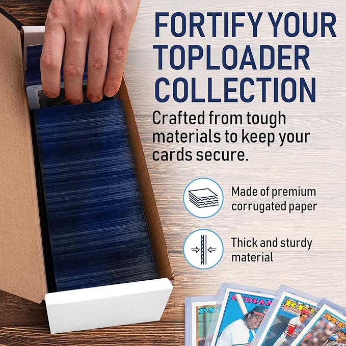 Premium Trading Card Box Storage For Sports, Baseball, Football, Basketball, MTG & TCG Collector | Baseball Card Storage Boxes & Organizer For Magic Sorter Bulk. Sports Holder For Collection. - Image 5