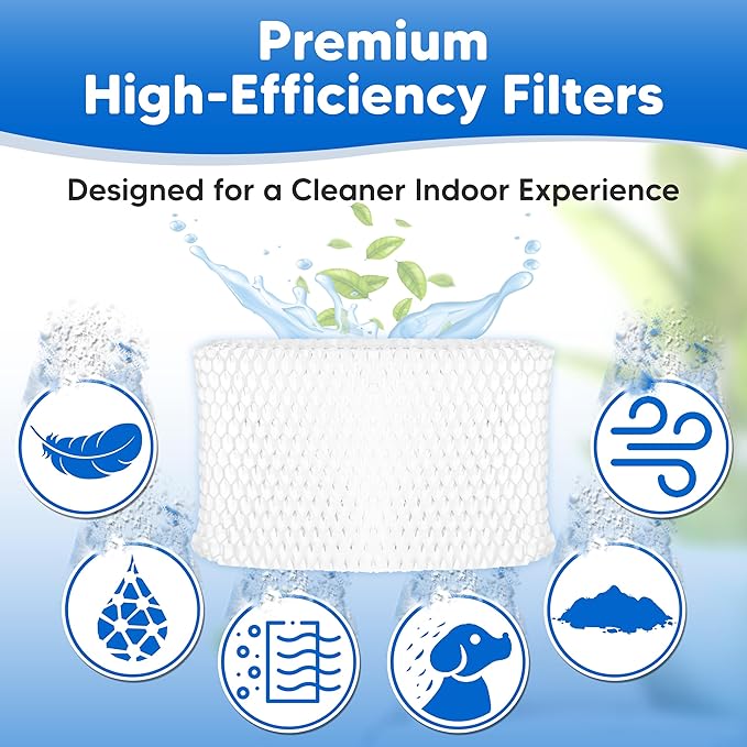 Replacement Filter for Kaz WF2 Humidifier Filter - Compatible with Vicks Model WF2, Fits Protec PWF2 Wicking Filters for Honeywell HCM-350 HCM-710, V3900 V3100 V3700 VEV400 - Image 5