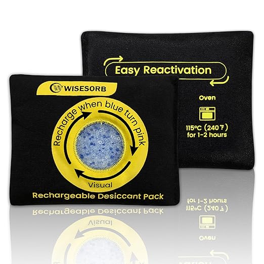 30 Packs 100 Gram Silica Gel Packets, Desiccant Packs for Storage, Moisture Absorber Packs for Moisture Control by Wisesorb