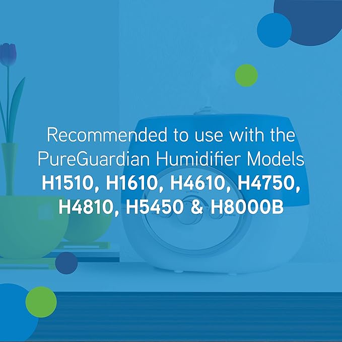 PureGuardian Humidifier Demineralization Filter, Cartridge 1, Prevents Release of Minerals, Lasts 1000 Hours, White, FLTDC - Image 3