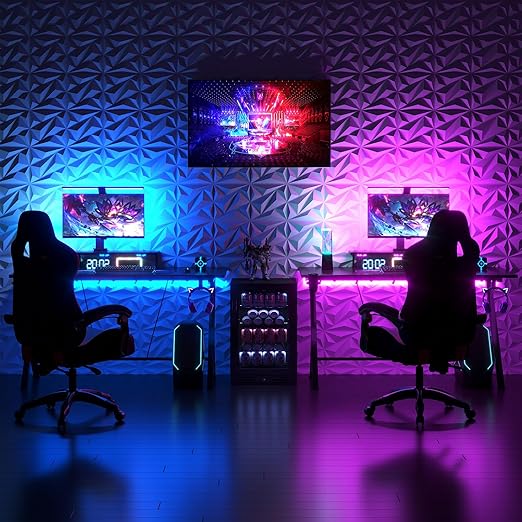 Art3dwallpanels 50 Pack 3D Wall Panel Diamond for Interior Wall Décor, PVC Flower Textured Wall Panels for Living Room Lobby Bedroom Hotel Office, White, 12''x12'' - Image 9