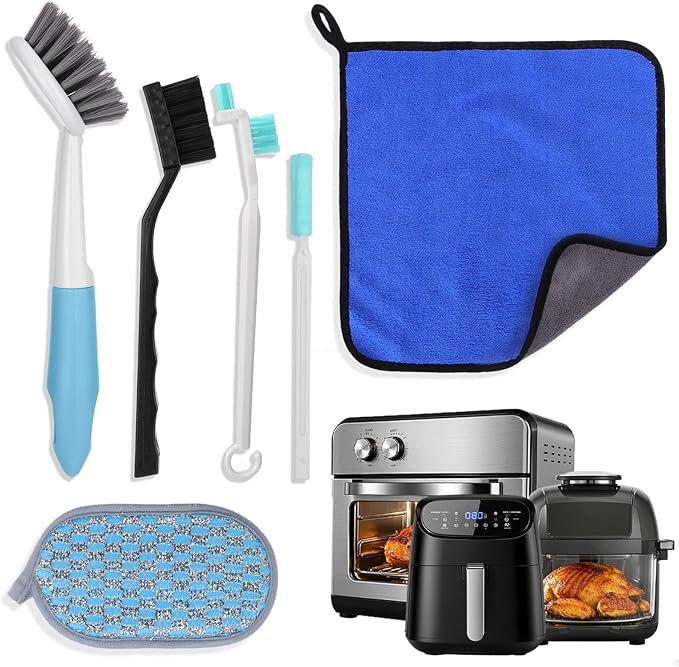 XANGNIER Air Fryer Cleaner Brush Kits,6 Pcs Air Fryer Cleaning brush Tools Accessories by XANGNIER