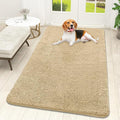 OLANLY Dog Door Mat for Muddy Paws 59x32, Absorbs Moisture and Dirt, Absorbent Non-Slip Washable Doormat, Quick Dry Chenille Mud Mat for Dogs, Entry Indoor Entryway Carpet for Inside Floor, Sand by OLANLY