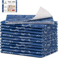 Cooyes Fridge Bin Liners, 12 Pack Refrigerator Liners with Non-Slip Particles, Drawer Mats for Kitchen Cabinets, Breathable Cloth Material, Washable, Keep Produce Fresh Longer by Cooyes