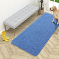 OLANLY Dog Door Mat for Muddy Paws 54x24, Absorbs Moisture and Dirt, Absorbent Non-Slip Washable Doormat, Quick Dry Chenille Mud Mat, Entry Indoor Entryway Carpet for Inside Floor, Cornflower Blue by OLANLY