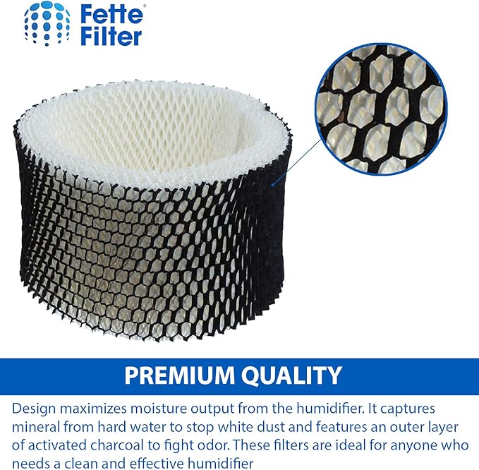 Fette Filter -2 Humidifier Filters Compatible with Holmes & Sunbeam Humidifier Filter A, HWF62 HWF62CS HWF62D (Pack of 2) - Image 3