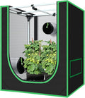 Small Grow Tent for Plants Indoor 18"x30"x36" Mylar Hydroponic Grow Tents Indoor Grow Room for Plant Fruit Flower Veg with Removable Waterproof Floor Tray by GreenHut