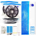 50PCS Filament Storage Bags Kit with Automatic Pump & Hand Pump - Vacuum Sealed 3D Printer Filament Storage Bags with 50 Drying Bags Packs for 0.5KG-1KG Spools, Keep Filament Dry(11.8 x 13.4） by Yudlto