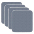 Waterproof Chair Pads for Incontinence Absorbent Seat Protector Pads for Adults Chucks Pads Washable Chair Protector Pads for Chairs Bed Adults, Elderly, Kids & Pets Gray 21"X22"4 Pack by HUNAIGEE