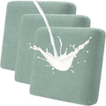Fuloon Waterproof Couch Cushion Covers, Stretch Sofa Seat Cushion Slipcovers Solid Washable Furniture Protector Suitable for Armchair Loveseat Sofa (Sage Green, 3 Pieces) by Fuloon