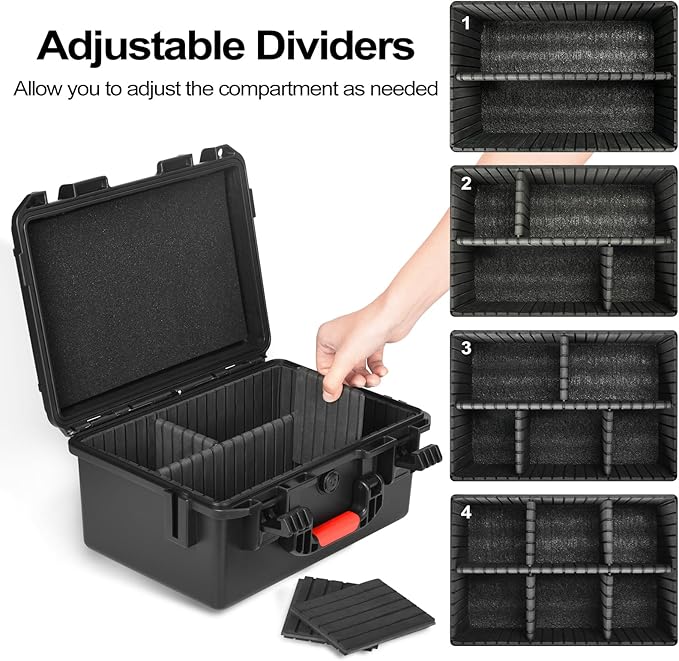 Graded Sports Card Storage Box - Card Case for Trading | Baseball Card, Graded Card Slab Carrying Case Fits PSA BGS FGS & SGC, Waterproof Holder Storage Box for Top Loader, Magnetic (Holder 300+) - Image 3