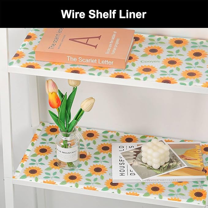 Cooyes Shelf Liner – Premium Non-Adhesive Cabinet & Drawer Liner for Kitchen – Waterproof Shelf Paper with Modern Pattern – Durable EVA Cabinet Mat – Easy to Cut （24" W x 120" L） - Image 8