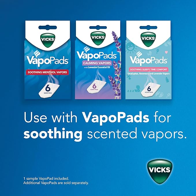 Vicks Dual Comfort Cool + Warm Mist Humidifier for Bedrooms With Fusion Technology, Compatible with Vicks VapoPads and Vicks VapoSteam, White - Image 7