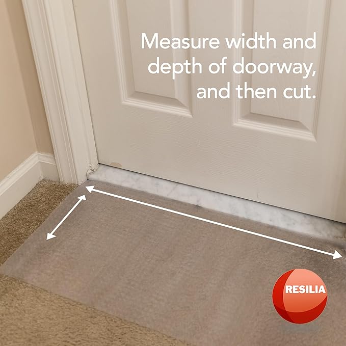 Pet Carpet Protector - Doorway Damage Deterrent and Scratch-Stopper for Cats, Dogs, and Pets, Heavy-Duty PVC Runner, Cut to Fit, Clear, 15 Inches x 48 Inches, Made in The USA - Image 4