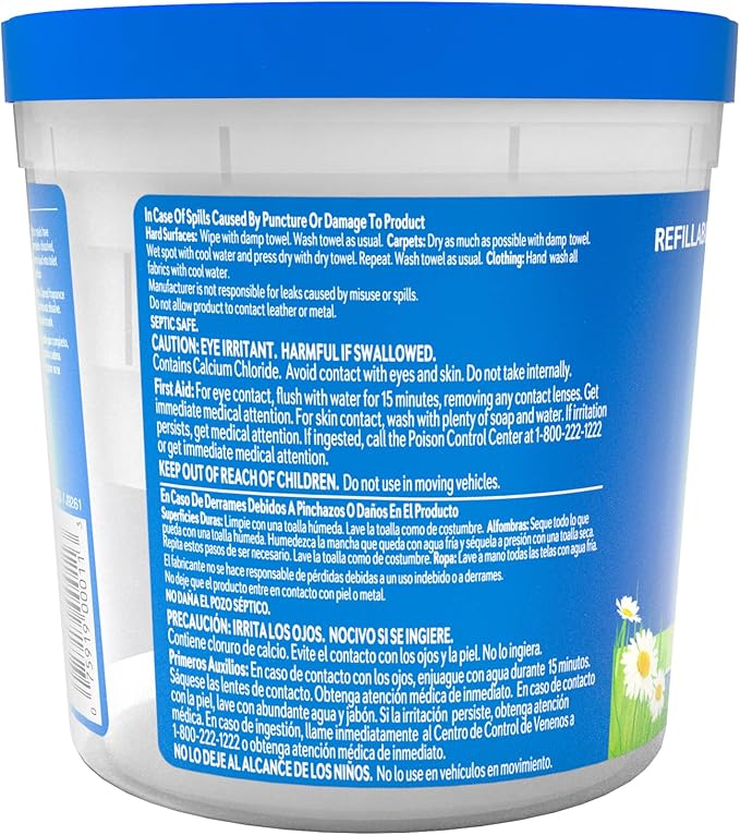 DampRid Fresh Scent Refillable Moisture Absorber - 10.5oz cup – Traps Moisture for Fresher, Cleaner Air - Image 2