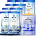 Dry & Dry 9 Packs [Net 14 Oz/Pack] Moisture Absorbers for Home, Basement & Bedroom - Small Dehumidifiers by DryDry