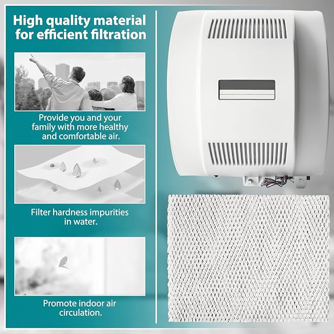 HASMX Humidifier Wick Filter Water Pad for Honeywell and Aprilaire A35W A-35W Furnace Humidifiers HE260A, HE260B, HE265A, HE265B, ME360, HE360 A/B, HE365 A/B, HC26E1004 Aprilaire 350 360 600 700 760 - Image 5