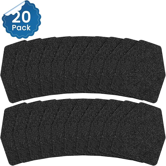 20 Pack Commercial Urinal Mats, Non-Slip Urinal Floor Mat for Men's Bathroom, Washable Rubber Urinal Pads for Business Bathroom - Image 4