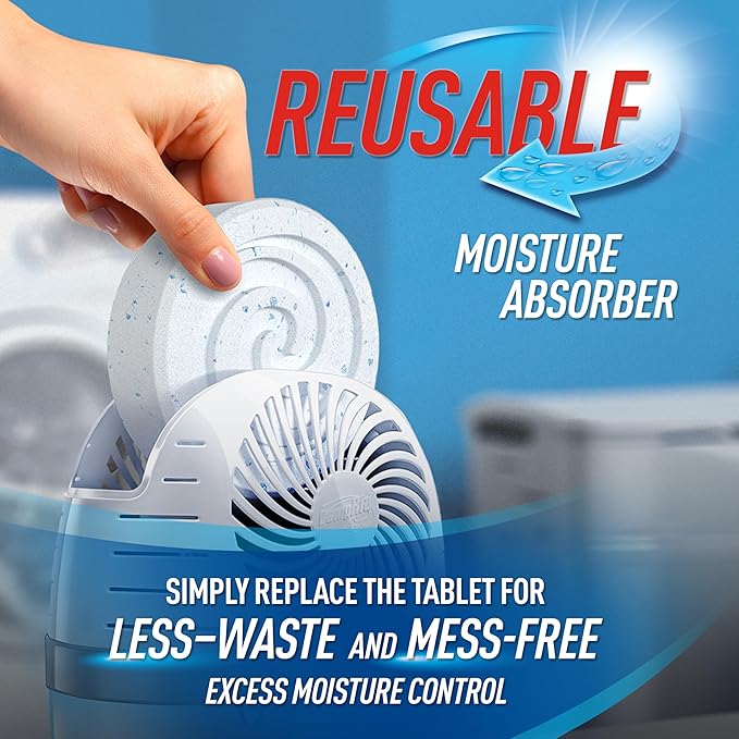 DampRid Moisture Absorber Drop-In Tablet Refill Pack, Fresh Scent, 15.8 oz., 4 Pack, Attract and Trap Excess Moisture and Eliminate Musty Odors for Cleaner, Fresher Air - Image 3
