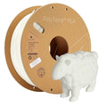 Polymaker Matte PLA Filament Cotton White 1.75mm 1kg 3D Printing Filament, PolyTerra 3D Printer PLA Filament by Polymaker