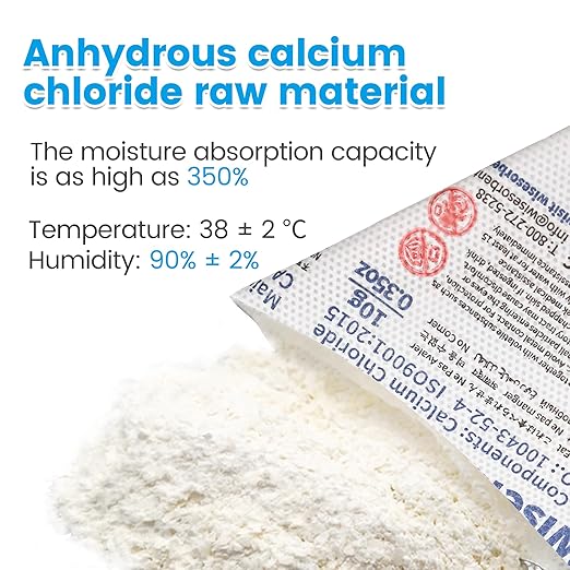 10Pcs 25 Gram Calcium Chloride Dessicant Packs, Double-Layer High Hygroscopic Desiccant, Quickly Absorb Moisture in The Environment in A Short Time - Image 3