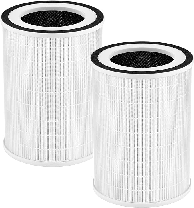 2 Pack HEPA KILO Filter Compatible with Afloia KILO, KILOPLUS, KILOPRO, MIRO,MIRO PRO and MORENTO MR-Kilo, Kalo Air Purifier, 360° 3-Stage Filtration for Odor,Smoke,Dust,Pollen,Pets by WILERDA