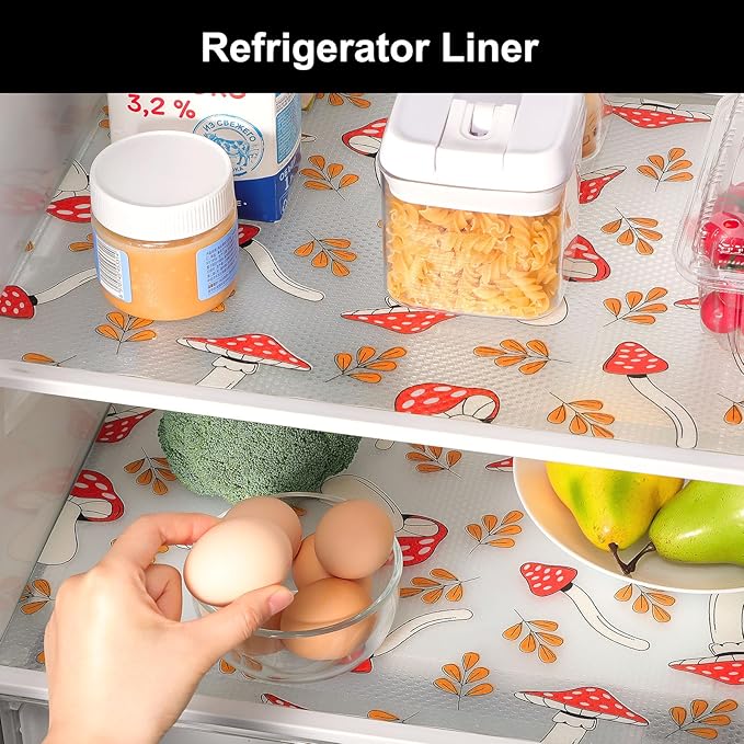 Cooyes Shelf Liner – Non-Slip Cabinet & Drawer Liner for Kitchen – Non-Adhesive Waterproof Shelf Paper with Modern Pattern – Durable EVA Cabinet Mat – Easy to Cut (Burgundy,11.8" W x 118" L) - Image 8