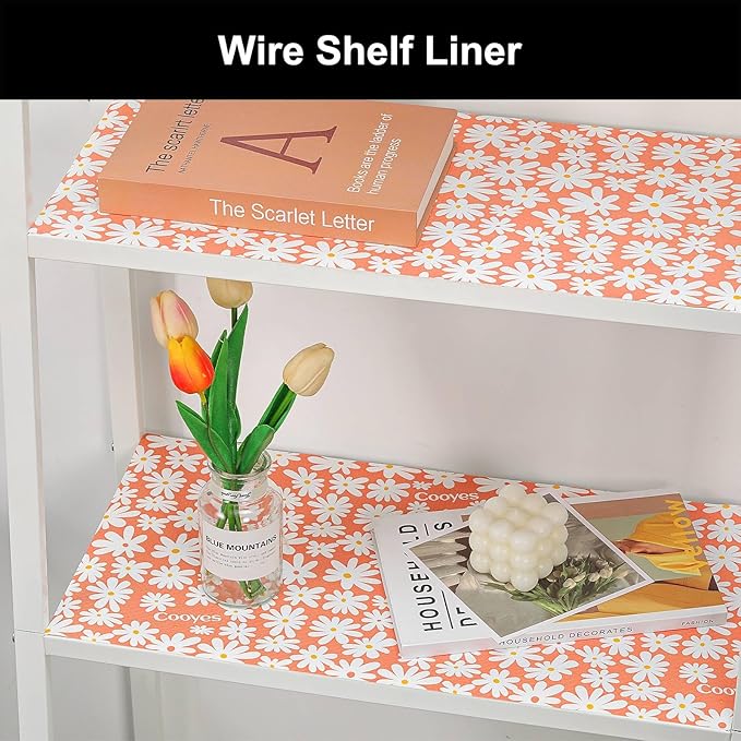 Cooyes Shelf Liner – Premium Non-Adhesive Cabinet & Drawer Liner for Kitchen – Waterproof Shelf Paper with Modern Pattern – Durable EVA Cabinet Mat – Easy to Cut （17.5" W x 78.7" L） - Image 8