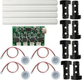 1 in 4 DC5V Humidifieration Atomization Disc Kit Type-C Interface Humidifier Module DIY Atomization Control Drive Circuit Board 4 Nozzle Spray with Switch by WelcometoSazkJere