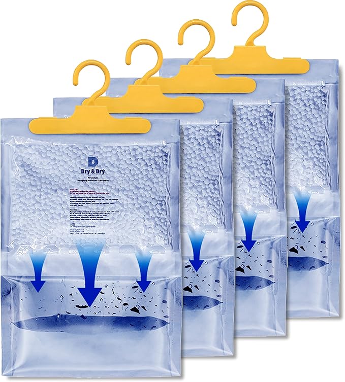 Dry & Dry 4 Pack Premium Moisture Absorbers for Home, Basement & Bedroom - Small Dehumidifiers - Image 6