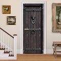 3D Door Decals Stickers Peel Stick Wall Murals Vinyl Wallpaper Self-Adhesive Mural Door Covers Decorative for Furniture Home Decor Wrinkle-Resistant Waterproof by BVBOX