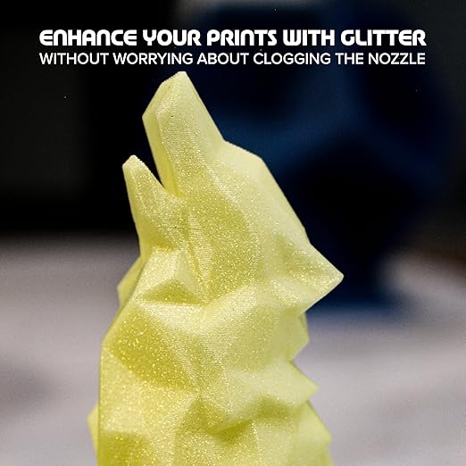 Polymaker Panchroma Celestial PLA Filament, Celestial Light Yellow 1.75mm 3D Printing Filament, Shiny Glittering 3D Printer PLA Filament, Fit Most FDM 3D Printers, 1kg Spool (2.2lbs) - Image 2