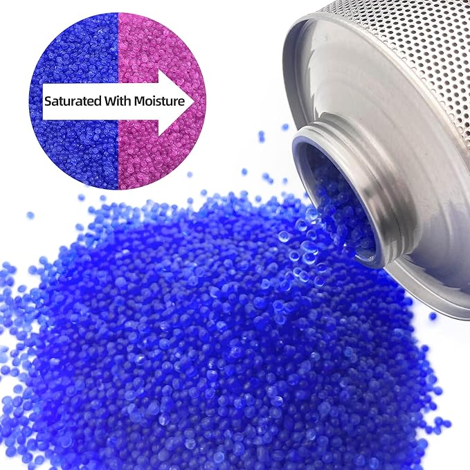 800 Gram 16 Pack Gun Safe Dehumidifier, 1.77 LBS Rechargeable Dehumidifier Blue to Pink Silica Gel Desiccant Moisture Absorbers, Dehumidifiers for Room, Bedroom, Safe, Closet, Bathroom, Car - Image 4