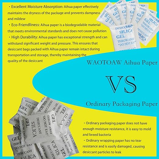 2 Gram 500 Pack Desiccant Packs for Storage, Premium Food Grade Silica Gel Packets - Rechargeable Moisture Absorbers for Safes, Food & Electronics - Image 6