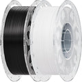 Creality 2 kg Black & White PLA 1.75mm Filament, 3D Printer Filament Bundle, 1.0kg (2.2lbs) Spool, Enhanced Toughness No Warp, Accuracy ±0.03mm Printing Filament, for 3D Printers by Creality