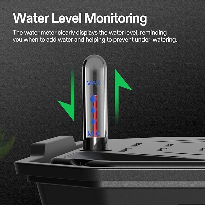 VIVOSUN 4-Pack FlexFeed Self-Watering Pots, Auto Irrigation Fabric Pot Base with Water Meter & Maintenance Window, for Use Indoors/Outdoors in Grow Tents, Greenhouses, Gardens - Image 6