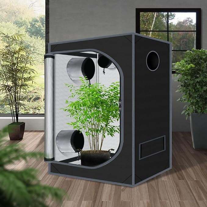 Grow Tent 36"x60"x78" Growing Tents for Indoor Plant 600D Mylar Hydroponic High Reflective Grow Room for Plant Fruit Flower Veg Growing - Image 2