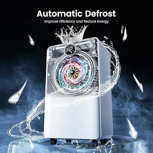 CHIVALZ 1800 Sq.Ft Dehumidifier for Basement, Quiet Dehumidifier for Home, Bedroom, Bathroom, Humidity Display, with Drain Hose, Auto Shut Off, 3 Modes, Timer, Auto Defrost, Child Lock, White 1Pack - Image 6
