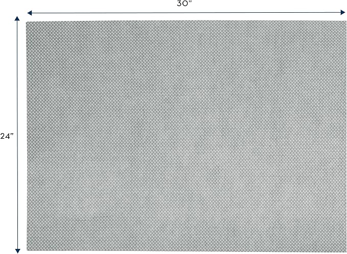 S&T INC. Under Sink Mat, Shelf Liner for Kitchen Cabinet Non-Adhesive, Waterproof Drawer or Cabinet Liner, 24 Inches x 30 Inches, Grey Plastic, 1 Pack - Image 7