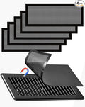 6-Pack Black Magnetic Vent Covers 5x13 Inch - Universal Fit for Floor, Wall & Ceiling Registers (5"-6" Width x 13"-14"Length) | High Airflow Mesh Design | Tool-Free Easy Installation by Unknown