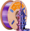ERYONE Silk Dual Color PLA Filament 3D Printer 1.75mm +/- 0.03mm, Bicolor Filament Two Tone PLA 1KG(2.2lbs) Cardboard Spool, Red Blue by ERYONE