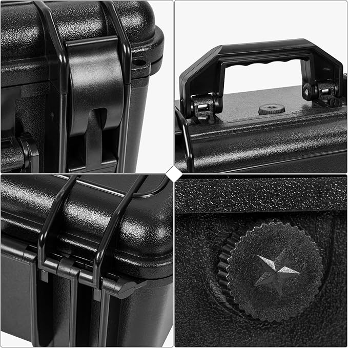 Waterproof Toploader Storage Box for 3" x 4" 35pt Rigid Card, Trading Card Case Holds 300 Toploaders, Sports Card Storage Boxes with 3 EVA Divider - Image 4
