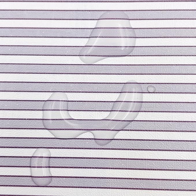 Yifely Blue White Stripes Shelf Liner Drawer Units Decor Sticker Self-Adhesive Furnitures Decor Paper 17.7 Inch by 9.8 Feet - Image 6