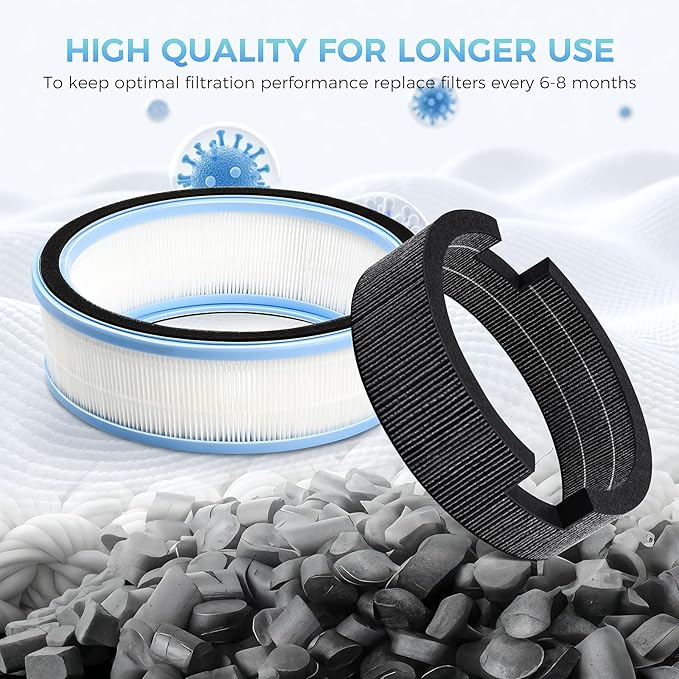 3 Pack Replacement Wick Filter Compatible with LEVOIT Sprout Evaporative Humidifier for Bedroom Baby with Dual Filters for Air & Water. Model LEH-B381S. - Image 6