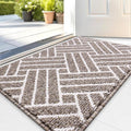 OLANLY Indoor Door Mat, 36x24 Inch, Dirt Resistant and Absorbent, Non-Slip Rubber Backing Floor Mats, Easy Clean Low-Profile Doormat for Entryway, Front Door, and Inside Entrance, Khaki by OLANLY