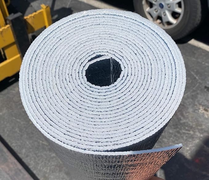 INSULATION MARKETPLACE SmartSHIELD -3mm 24inx10Ft ReflectiveINSULATION Roll, Foam Core Radiant Barrier, ThermalINSULATION Shield - Engineered Foil - Image 2