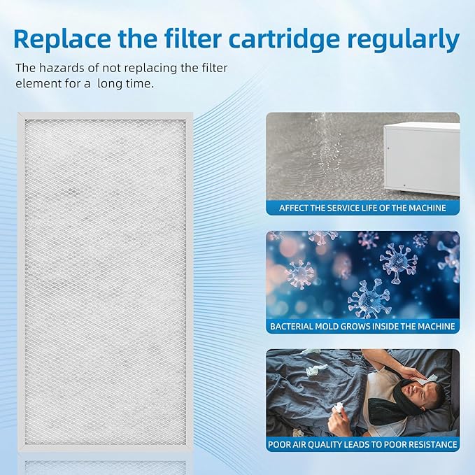 Sentinel HD55 HDi65 Filters Compatible with Alorair Basement Dehumidifiers HD55S/HDi65S MERV-8(4 Pack) - Image 3